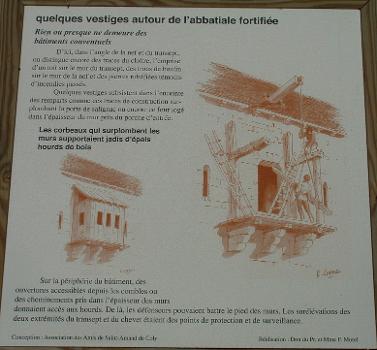 Abbatiale de Saint-Amand-de-ColyPanneau d'information