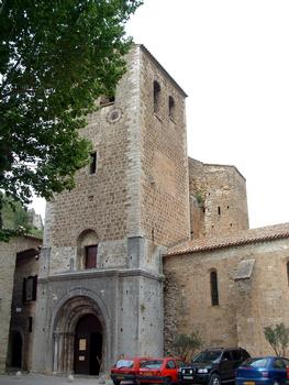 Saint-Guilhem-le-Désert - Abbaye de Gellone - Abbatiale - Entrée de l'église