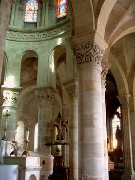 Saint-Menoux - Eglise Saint-Menoux - Choeur et déambulatoire