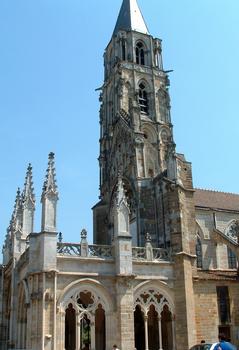 Saint-Père - Eglise Notre-Dame - Le clocher et le narthex