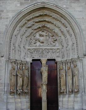 Abbaye de Saint-Denis. Portail Nord - Porte de Valois