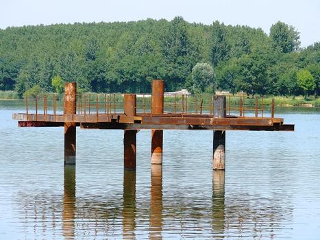 Crêches-sur-Saône - Nouveau pont d'Arciat - Guide de battage des palplanches d'un batardeau