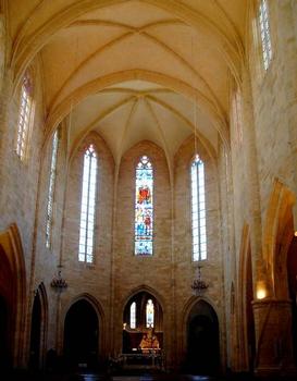 Cathédrale Saint-Sardos, Sarlat.Nef et abside