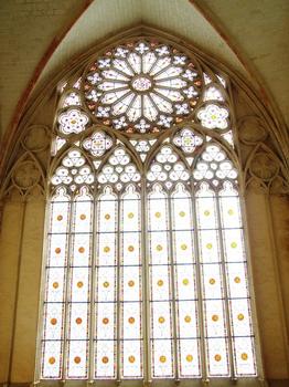 Abbaye de la Piété-Dieu de l'Épau - L'église abbatiale - Grande fenêtre du choeur