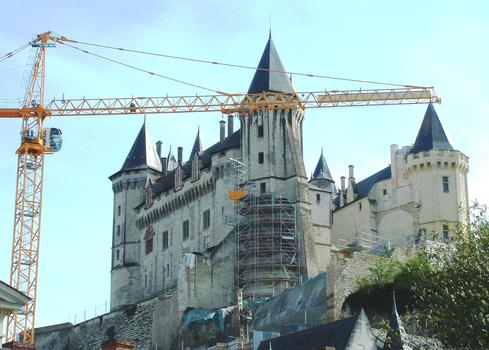 Saumur - Château - Travaux de restauration en 2005