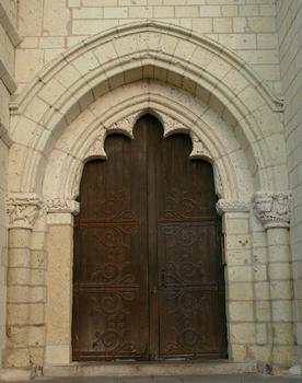 Saumur - Eglise Notre-Dame-de-Nantilly - Façade - Portail