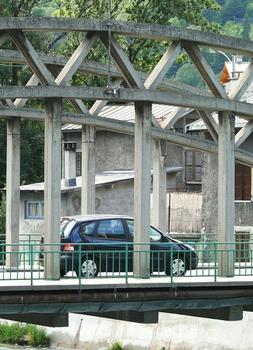 Modane - Pont de Loutraz, à côté de la Rizière des Alpes (Centre d'exposition Lyon-Turin-ferroviaire)