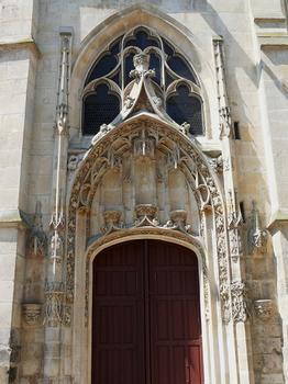 Melun - Eglise Saint-Aspais - Porte