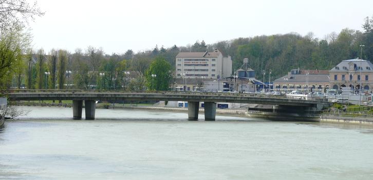 Meaux - Pont Jean Bureau - Franchissement de la Marne par la RN36