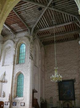 Larchant - Eglise Saint-Mathurin - Ce qu'il reste du transept et de la nef