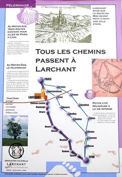 Larchant - Eglise Saint-Mathurin - Panneau d'information