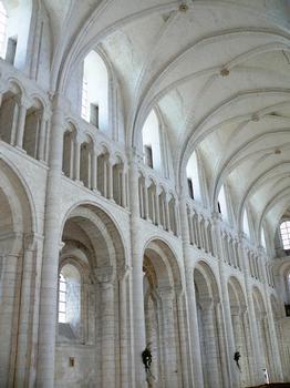 Saint-Martin-de-Boscherville - Abbaye Saint-Georges de Boscherville - Abbatiale Saint-Georges - Nef centrale - Elévation