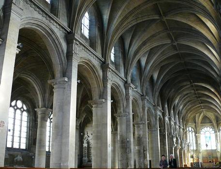 Le Havre - Cathédrale Notre-Dame - Nef centrale - Elévation