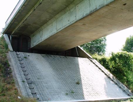 Pont de Tourville-la-Rivière - Culée rive droite