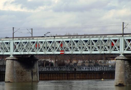 Viaduc ferroviaire de Saint-Ouen sur la Seine - Une travée