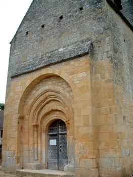 Sergeac - Eglise fortifiée - Façade occidenatale