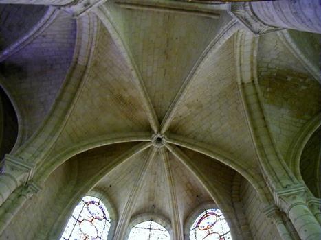 Cathédrale de Soissons.Voûte d'une chapelle du choeur
