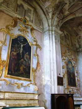 Sospel - Eglise Saint-Michel (ancienne cathédrale) - Décoration d'un collatéral