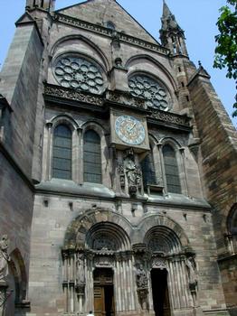Cathédrale Notre-Dame de Strasbourg.Portail de l'horloge
