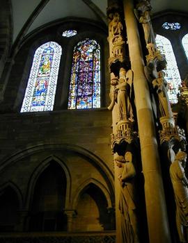 Cathédrale Notre-Dame de Strasbourg.Pilier aux anges
