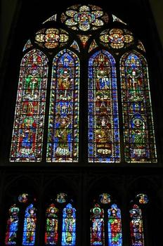 Cathédrale Notre-Dame de Strasbourg.Nef - Vitraux