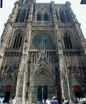 Cathédrale Notre-Dame de Strasbourg.Façade occidentale
