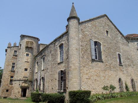 Châteaux de Bruniquel - Château Vieux vu de la terrasse Ouest