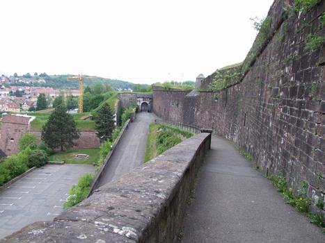 Citadelle de Belfort - Montée à la citadelle depuis la vieille ville