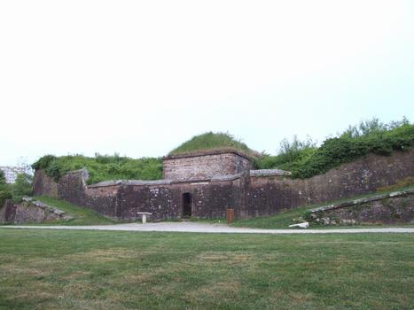 Citadelle de Belfort - Le quatrième fossé - Demi-lune devant la corne Vauban