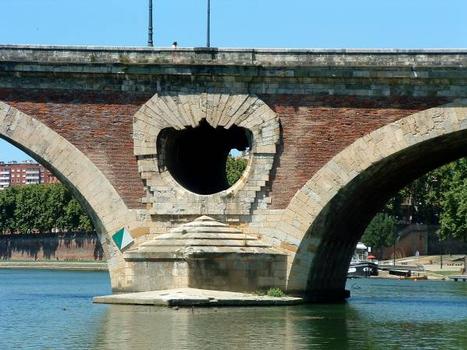 Pont Neuf, ToulousePile