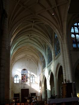 Troyes - Eglise Saint-Nizier - Nef vue du choeur