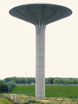 Wasserturm am Flughafen Charles-de-Gaulle, Roissy bei Paris