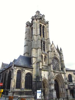 Pontoise - Cathédrale Saint-Maclou - Façade occidentale - Ensemble de la façade