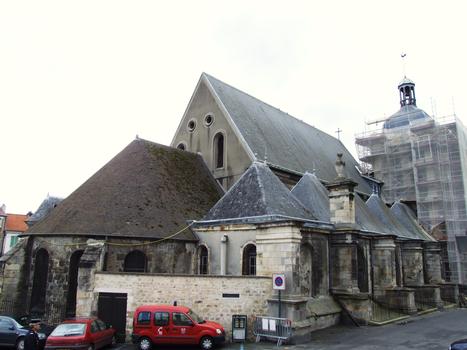 Pontoise - Eglise Notre-Dame - L'église vue du chevet