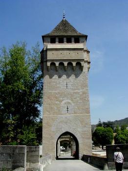 Pont Valentré in Cahors.Guard Tower