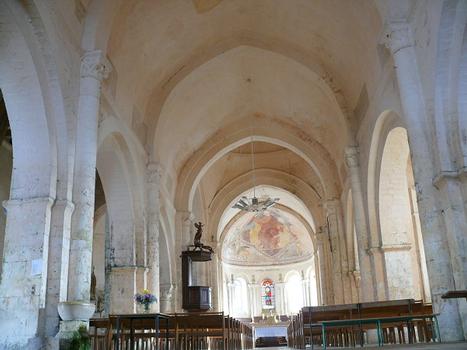 Saint-Maurice-la-Clouère - Eglise Saint-Maurice - Nef