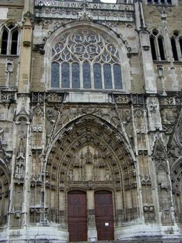Cathédrale Saint-Maurice à Vienne.Façade occidentale - Portail central
