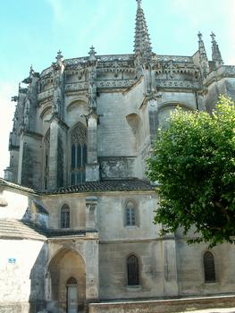 Viviers - Cathédrale Saint-Vincent - Vue extérieure du choeur construit par l'évêque Claude de Tournon