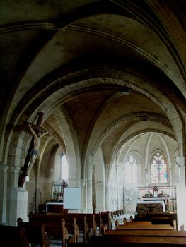 Woël - Eglise Saint-Gorgon - Nef et collatéral