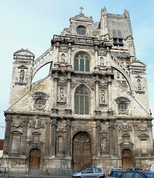 Auxerre - Eglise Saint-Pierre - Façade occidentale