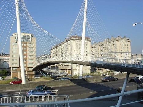 Footbridge 'El Columpio' in La Coruña, Spain