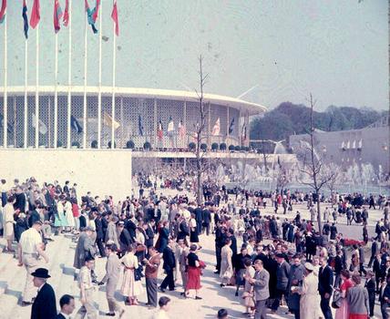 United States Pavillon at the World Exposition of 1958 in Brussels