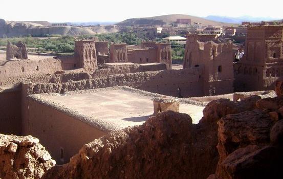 Le "ksar" (village fortifié) d'Aït-Ben-Haddou, dans la province de Ouarzazate (Maroc)