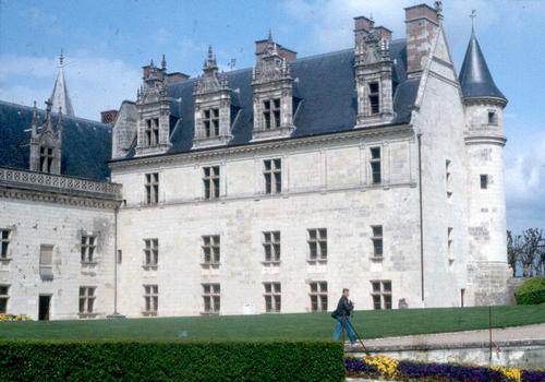 Le château d'Amboise, côté parc