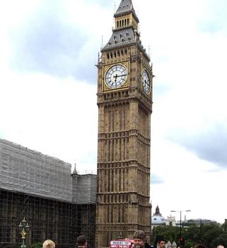 Big Ben, la tour de la cloche du Parlement britannique (Westminster)