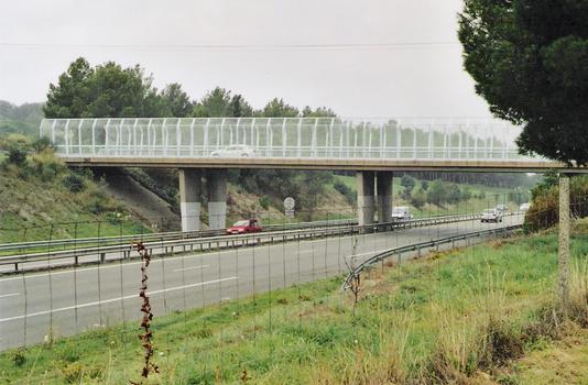 Autoroute A50 – Brücke im Zuge der D626 bei La Cadière d'Azur (Var)
