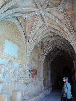 Le cloître gothique de l'abbaye de Cadouin (Dordogne)
