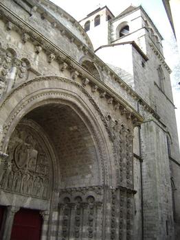 Le portail oriental de la cathédrale Saint Etienne de Cahors (Lot)