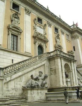 Le Palais Sénatorial (Palazzo Senatoriale), sur la colline du Capitole (Rome)