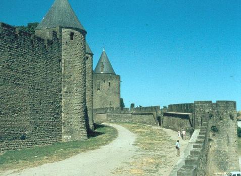 Les remparts de Carcassonne: les lices, côté nord-est